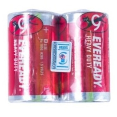 Eveready  HD Size D (Red) 6x2