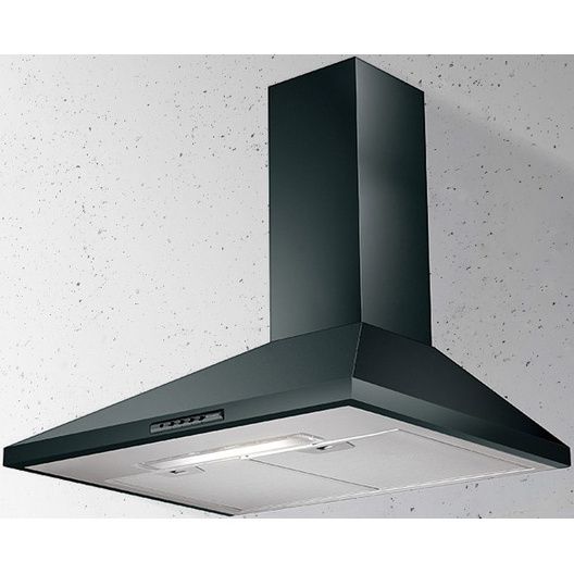 Faber PB BK A60 Strip Chimney Bi Hood, 60CM - Black