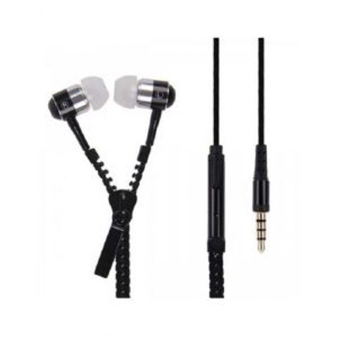 Ofia Zip Earphones – Black