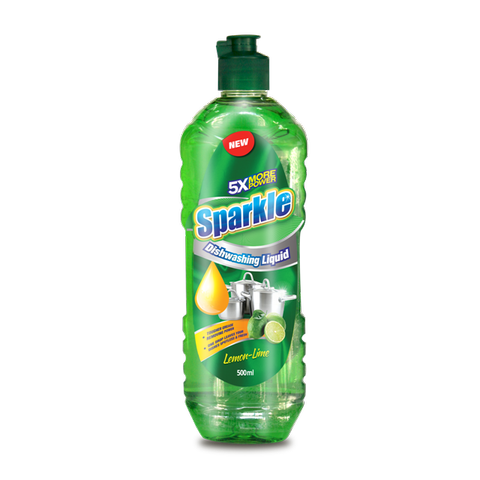 Sparkle Lemon Lime  Dishwashing Liquid 500 ml