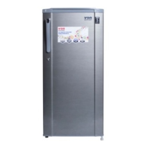 Von HRD-231S/VARS-23DHS Single Door Fridge 190L - Silver