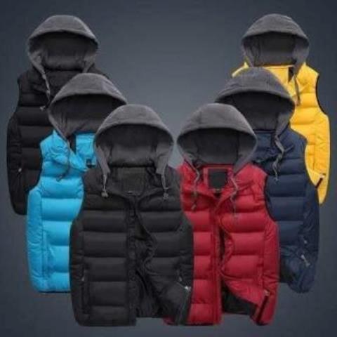 Sleeve less puff jackets