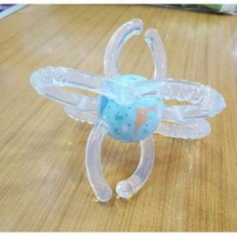 Easy Grip Silicone Baby Rattle Teether