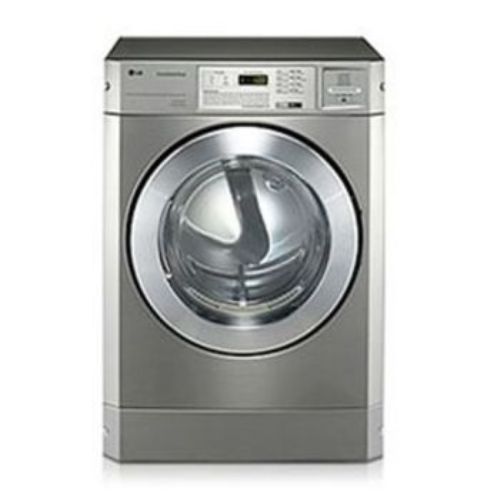 LG RV1329CD7P Front Load Commercial Dryer, 10KG, Silver - Stackable