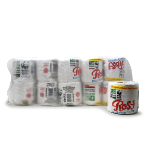 Rosy Toilet Tissue Printed 40s Wrapped