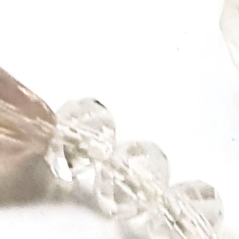 Ladies Pink Crystal Jewelry Set