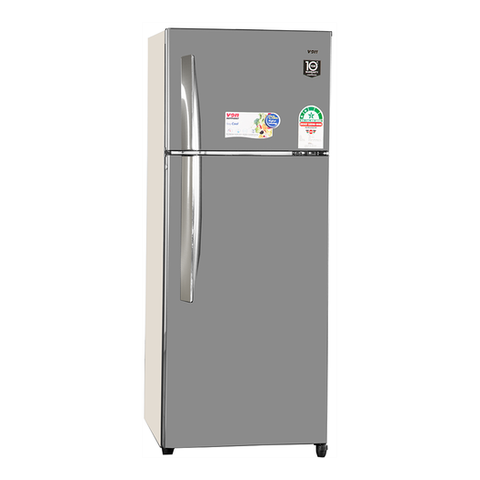 VON VART-34NGK Double Door Fridge 261L - Silver