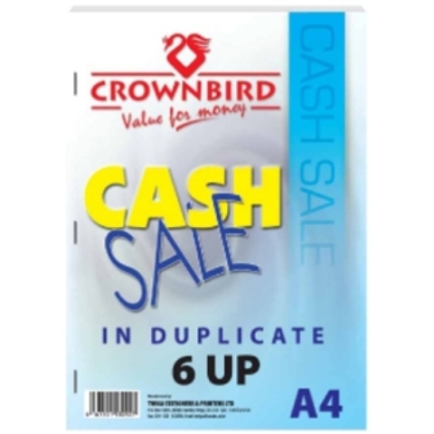 Crownbird Cash Sale Books A6