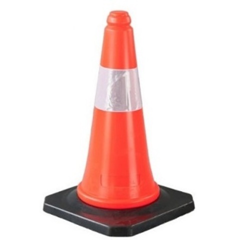 Road Cone 50cm LDPE Reflective