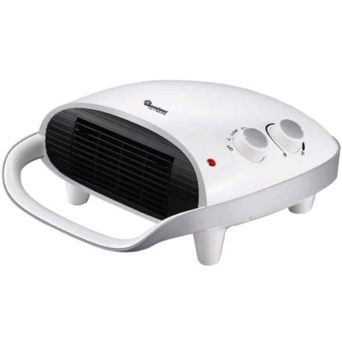 Ramtons White, Fan Heater, 2 Heat Settings- Rm/476
