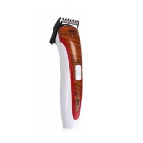 Professional Rechargable Shaver/Trimmer Hair Clipper – White And Brown