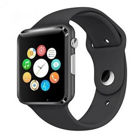 A1 – 1.54″ – 0.3MP Camera – Smart Watch Phone – Black