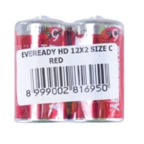 Eveready  HD C (Red) 12x2