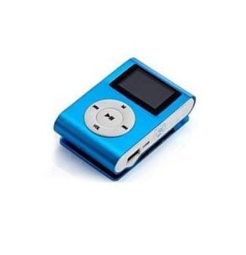 MP3 Player With Display  Blue
