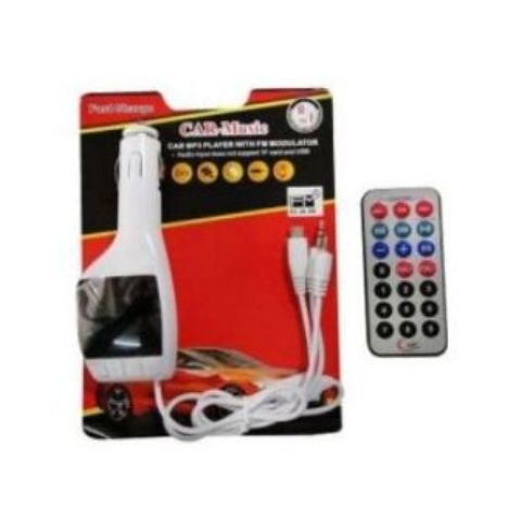 Compare Mp3 Player/FM-Modulator With Display-White And Black