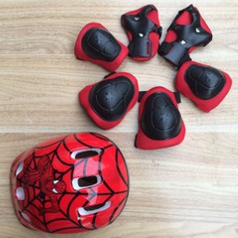 7 Pc kids protective gear Helmet , Elbow pad, Knee pad, Wrist pad