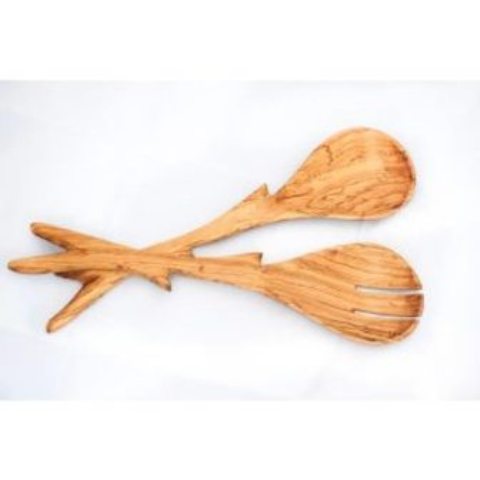 Pair of salad spoons