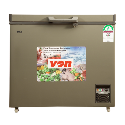 Von VAFC-26DUS Showcase Freezer - Grey