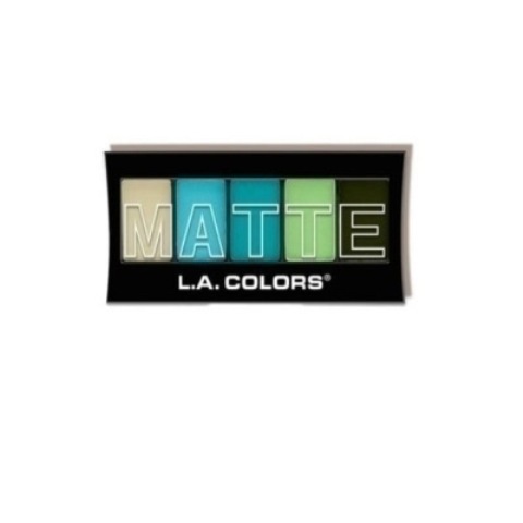 La Colors 5 Color Matte Eyeshadow Teal Argyle CEM477