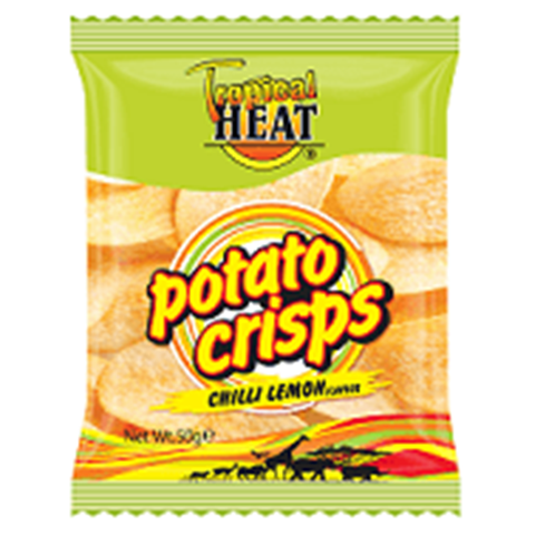 Tropical Heat Potato Crisps Chilli & Lemon 200 g