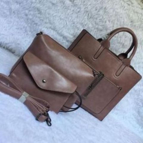 Fashion Fashionable Lady Handbags 3 in1 Set