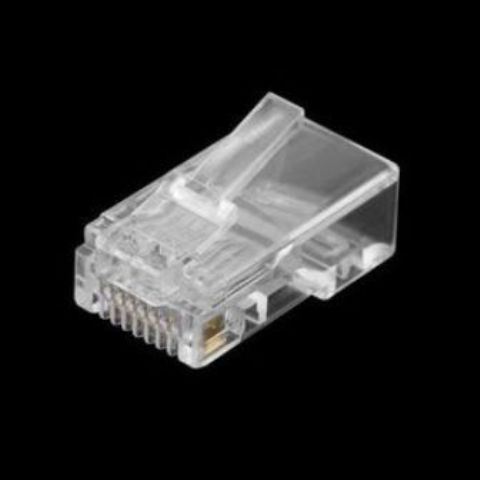 100PCS Crystal Head RJ45 CAT5E Modular Plug Network Connector