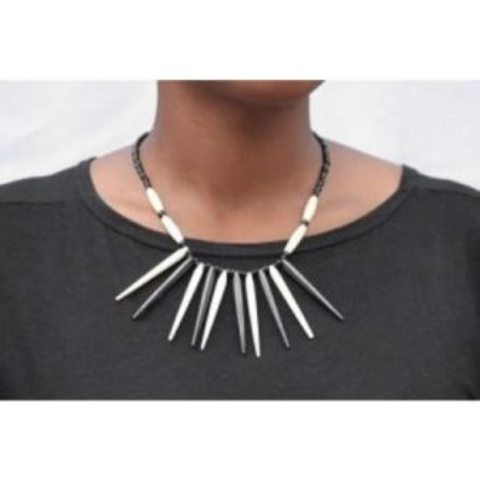 Bone-sticks necklace