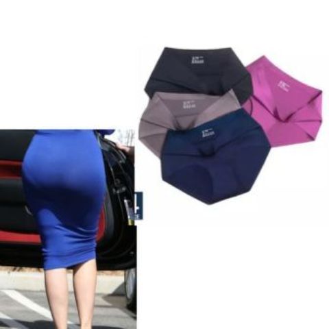 Fashion 4PCs Hottest Silk Booty Transformation Seamless Panties