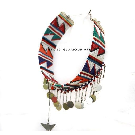 Ladies Maasai Beaded Necklace