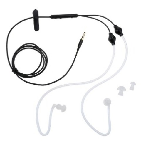 Anti-Radiation Earphone 3.5mm Air Acoustic Tube Earpiece Stereo Earphone