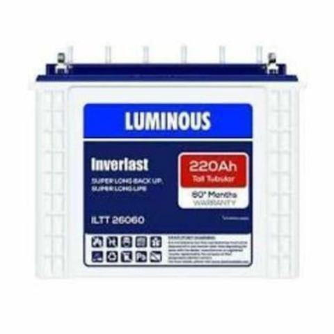 Luminous 12V 220Ah Inverter Tall Tubular Battery