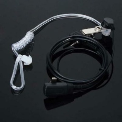 walkie talkie tube earphone.double pin