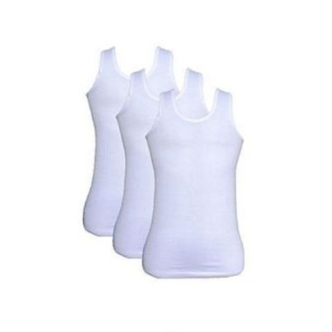 Fashion Vest Shirt 3 Piece White Comfortable Vests + Pen