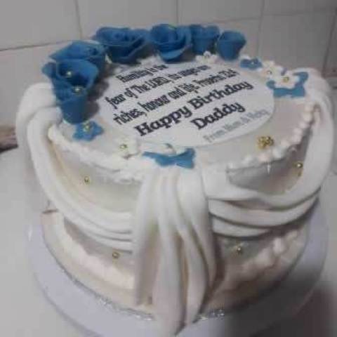 White forest 1.5kg cake