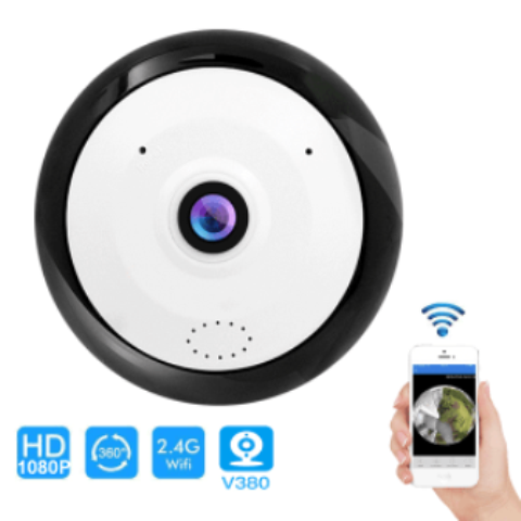 Mini Fisheye Camera 2MP WiFi CCTV Camera