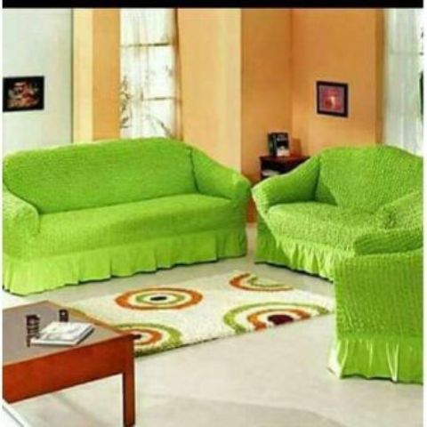 Fashion Light Green Sofa Covers Stretchable Fits All Designs 3,2,1,1