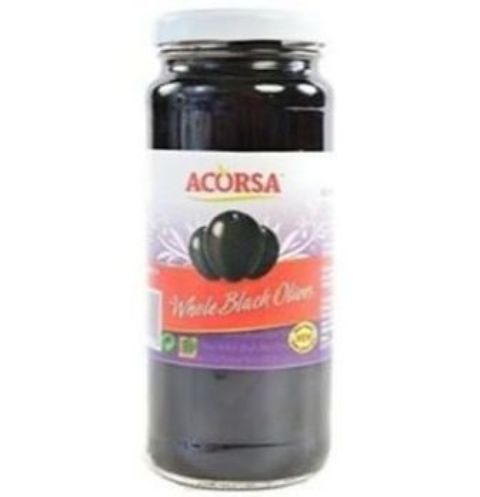 Acorsa Whole Blk Olive 350g