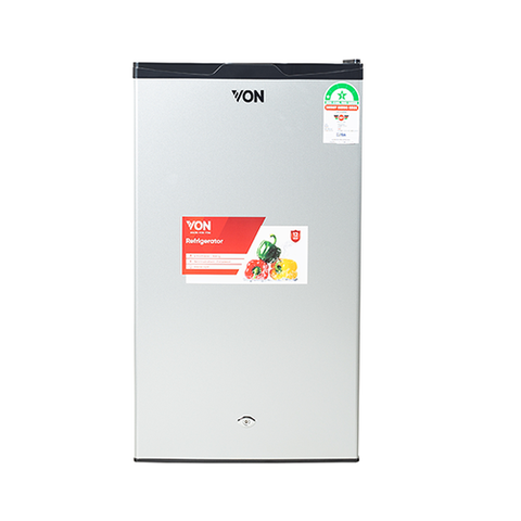 Von VARM-11DHS Mini Fridge 90L - Silver