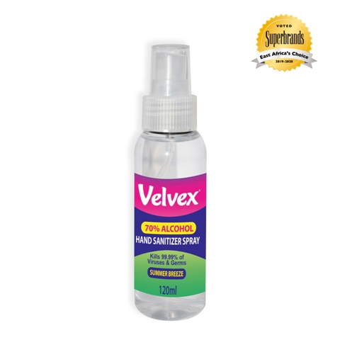 Velvex Hand Sanitizer Spray 120ml