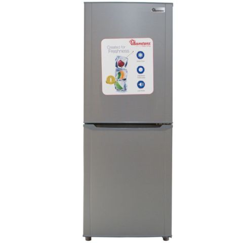 Ramtons 196 Liters Combi Fridge, Silver- Rf/289